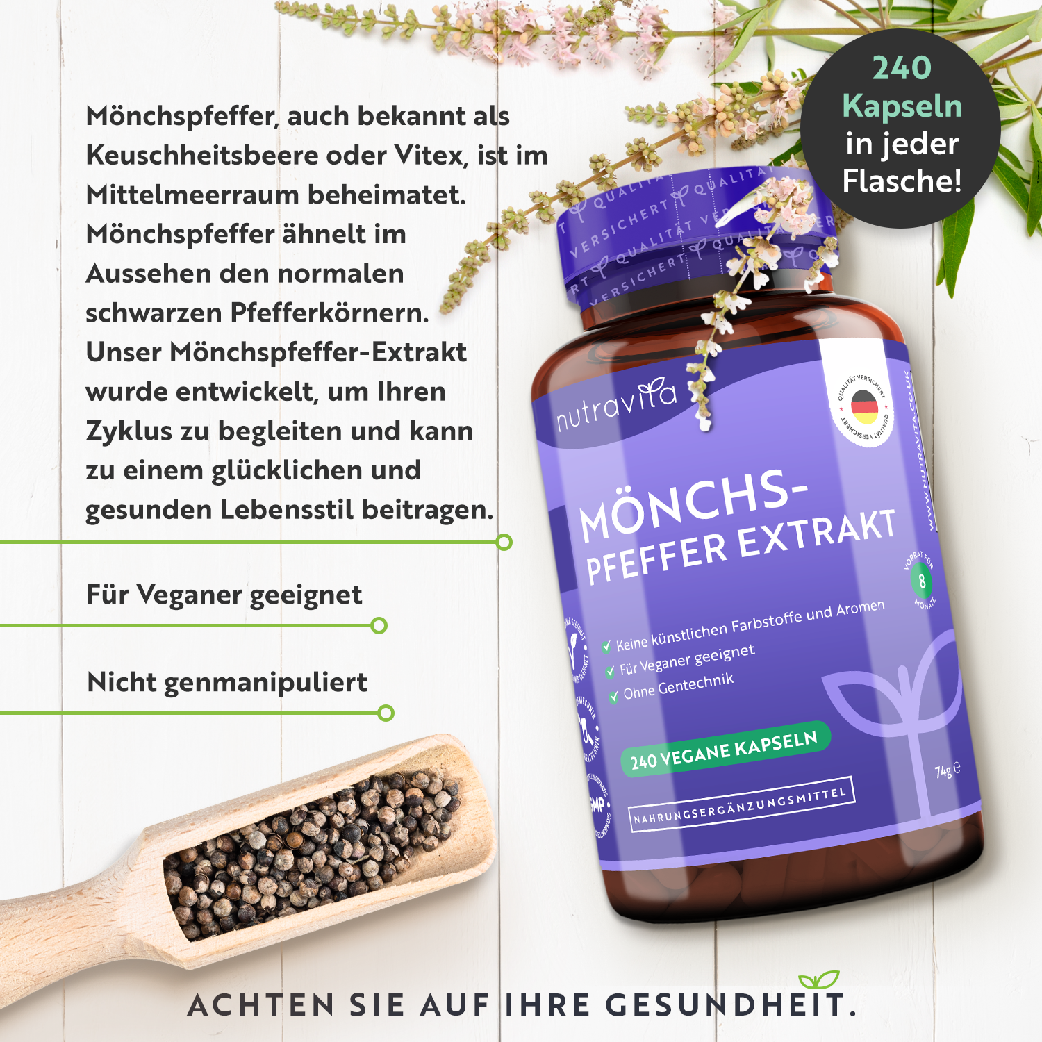 Mönchspfeffer 240 Kapseln
