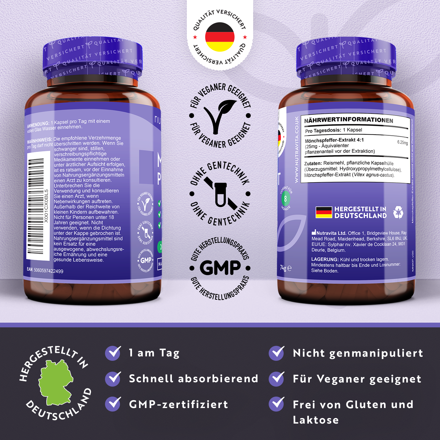 Mönchspfeffer 240 Kapseln