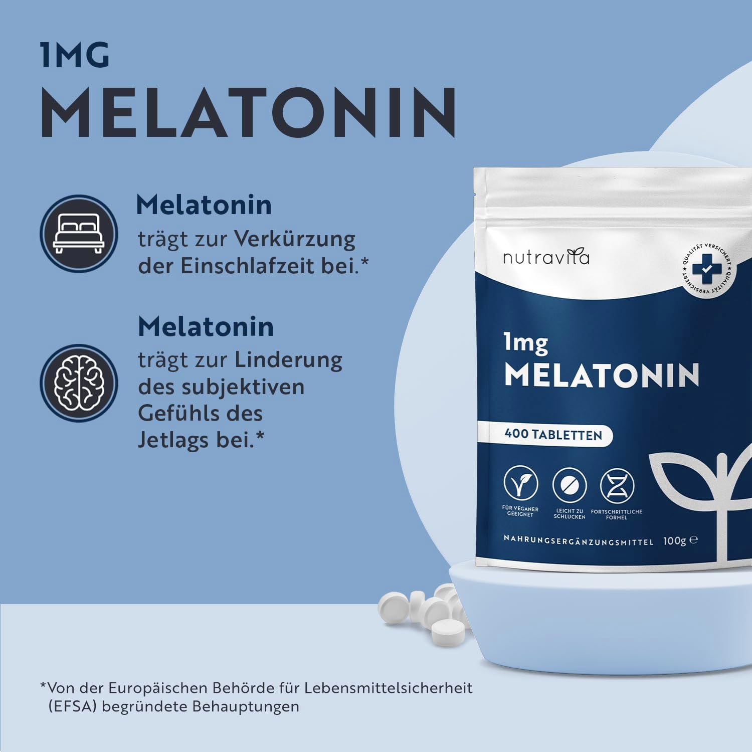 Melatonin 0.5mg 400 Tabletten