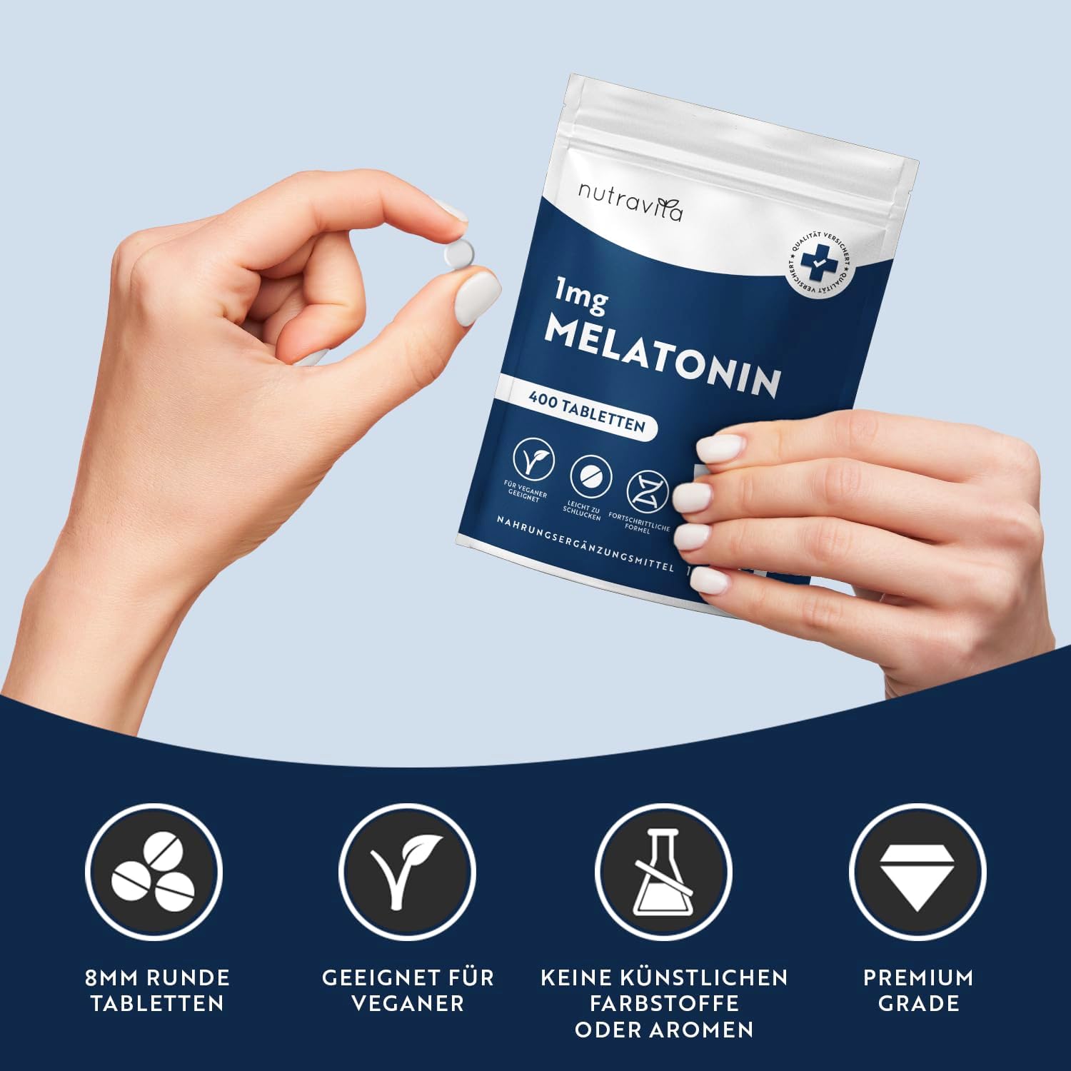 Melatonin 0.5mg 400 Tabletten