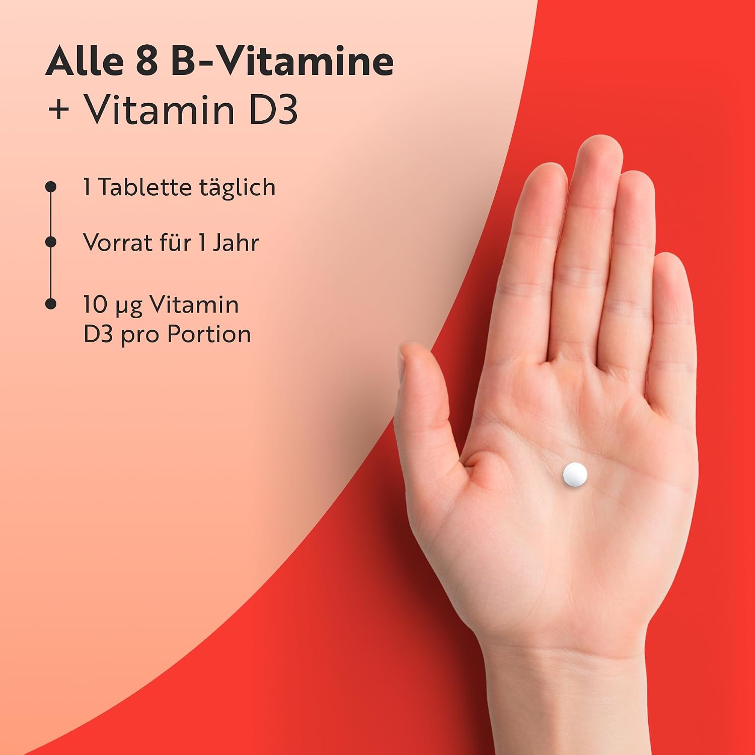 Super B Vitamin Komplex mit Vitamin C 365 Tabletten