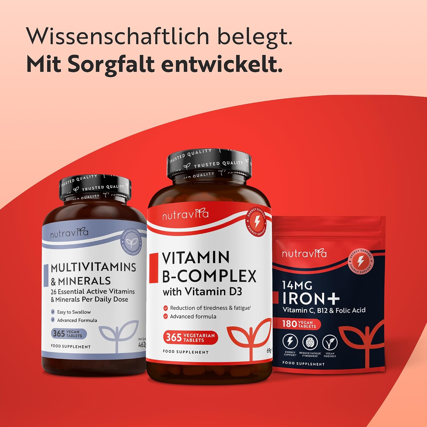 Super B Vitamin Komplex mit Vitamin C 365 Tabletten