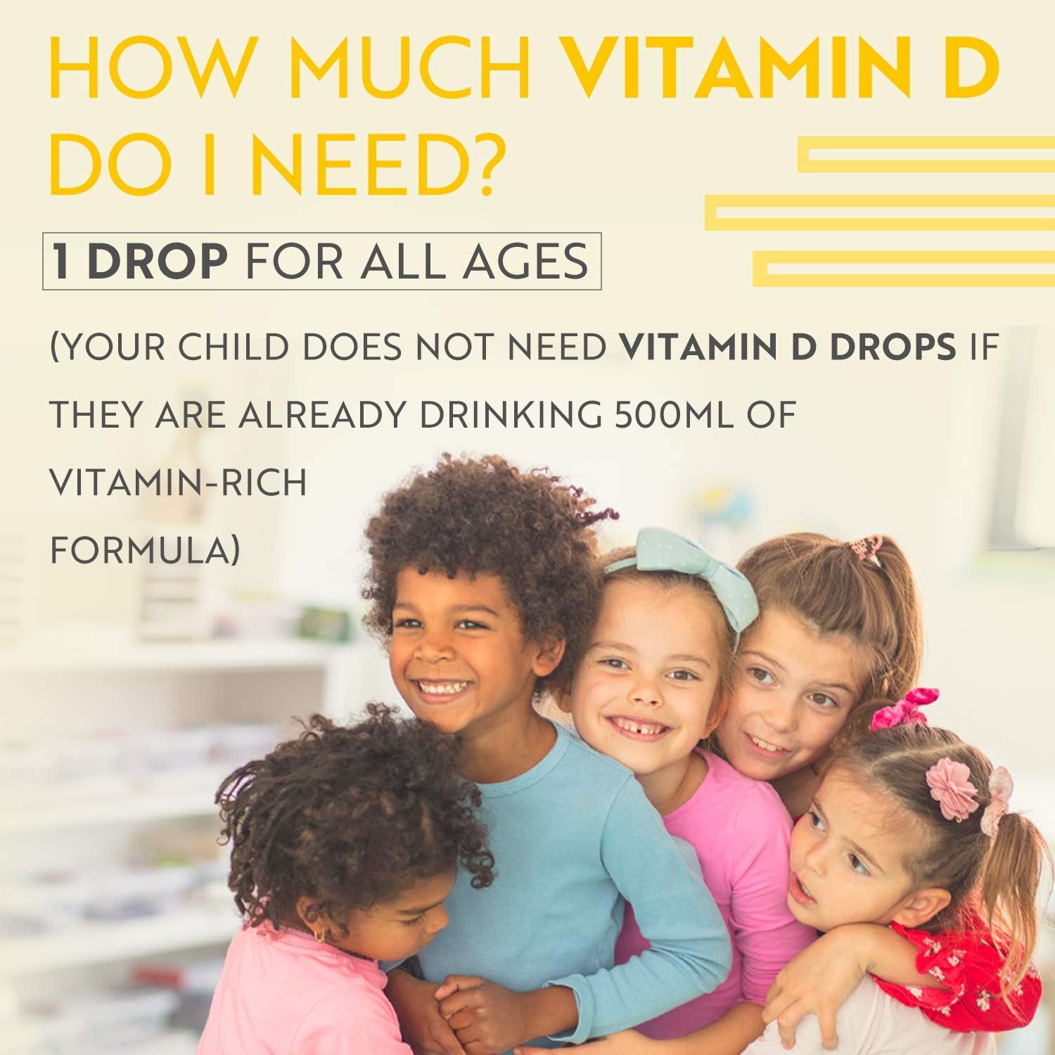 Vitamin D3 Tropfen für Babys & Kinder 60ml
