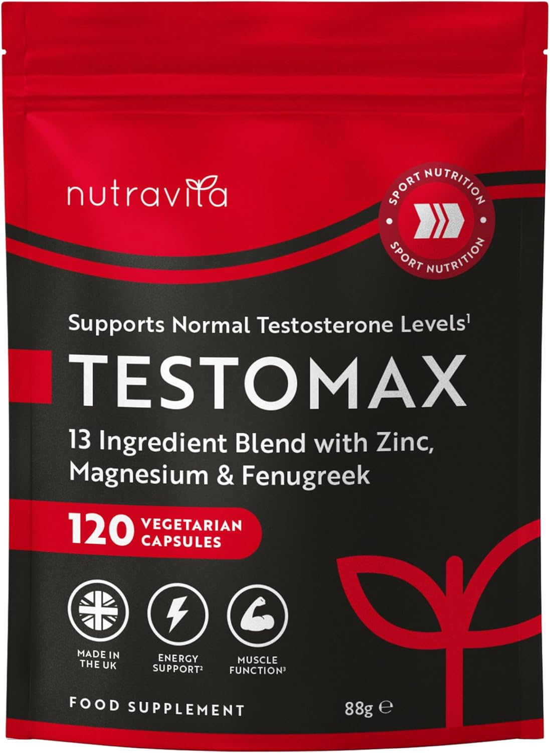 TESTOMAX für Männer - 120 Kapseln