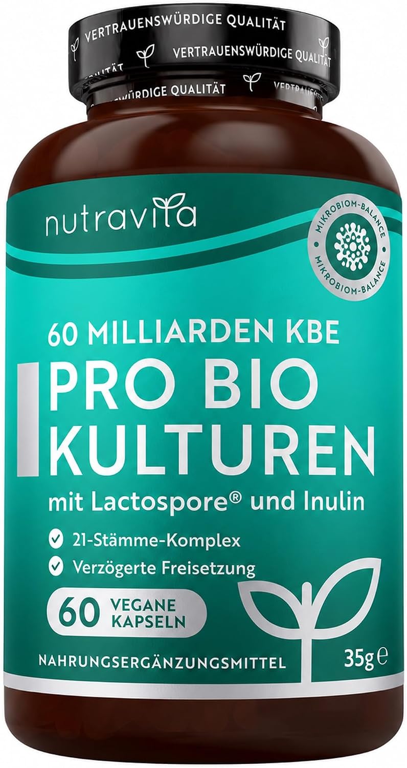 Pro Bio-Kulturen-Komplex 60 Milliarden mit Lactospore® 60 Kapseln