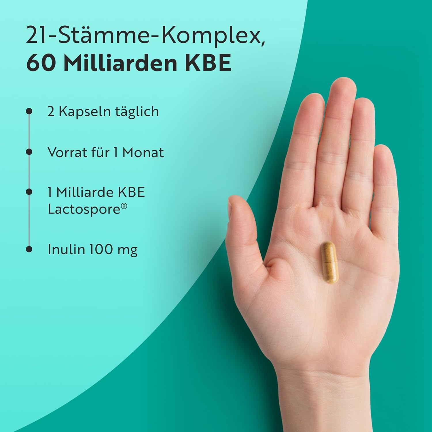 Pro Bio-Kulturen-Komplex 60 Milliarden mit Lactospore® 60 Kapseln