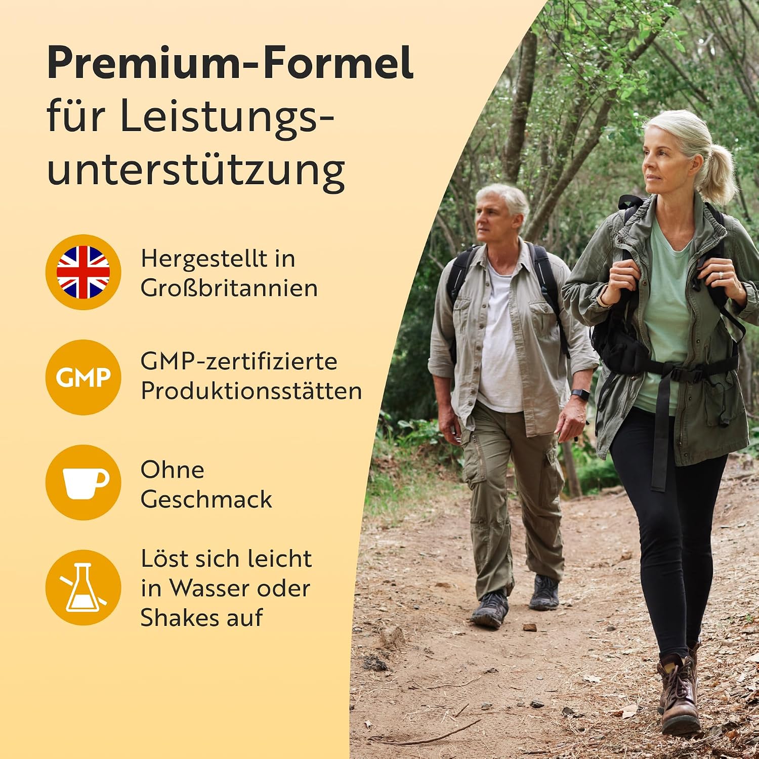 Kreatin-Monohydrat 3000mg mit Magnesium 360mg - 360g Geschmacksneutrales Kreatinpulver - 60 Portionen