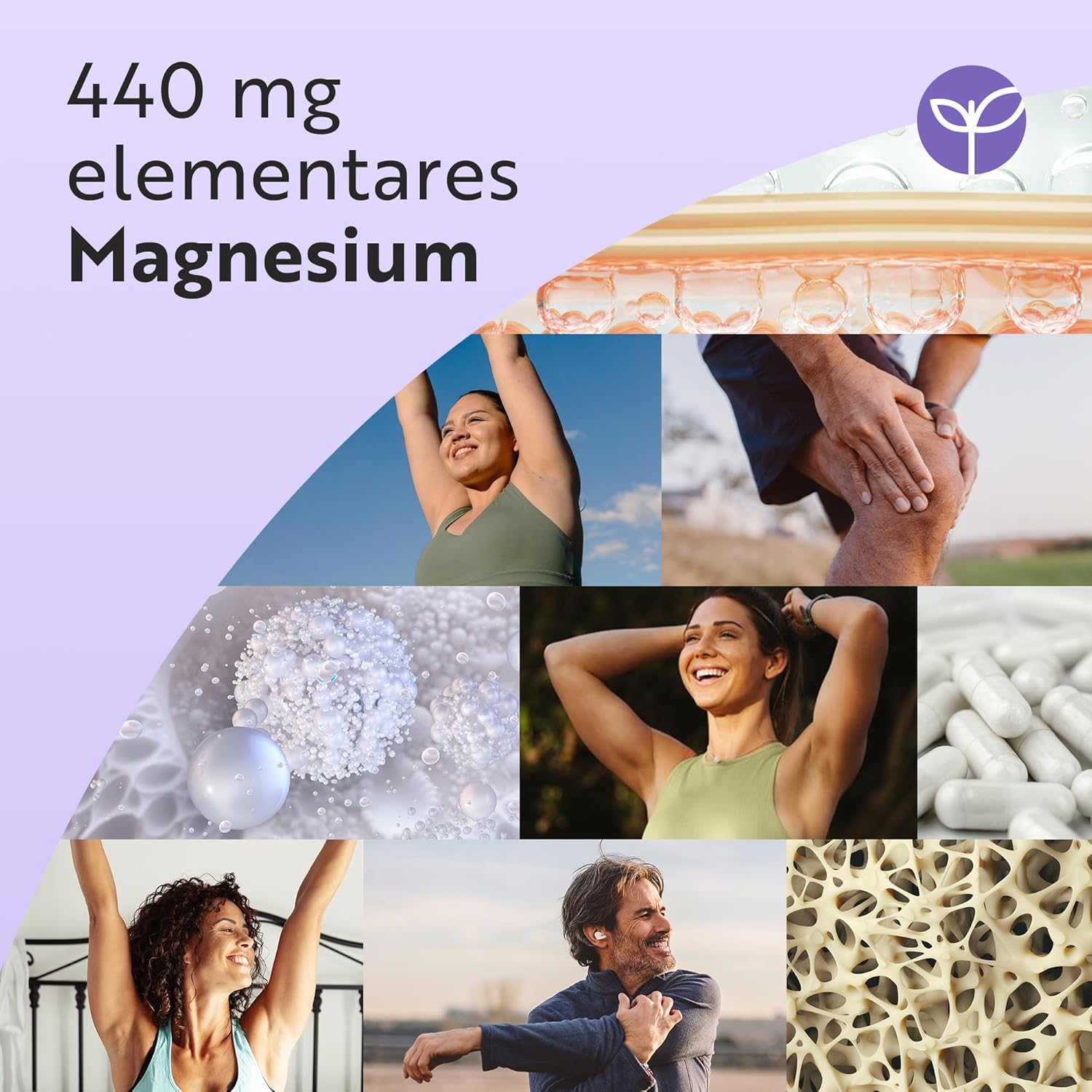 945 mg Magnesium Komplex – 180 Vegane Citrat-Kapseln