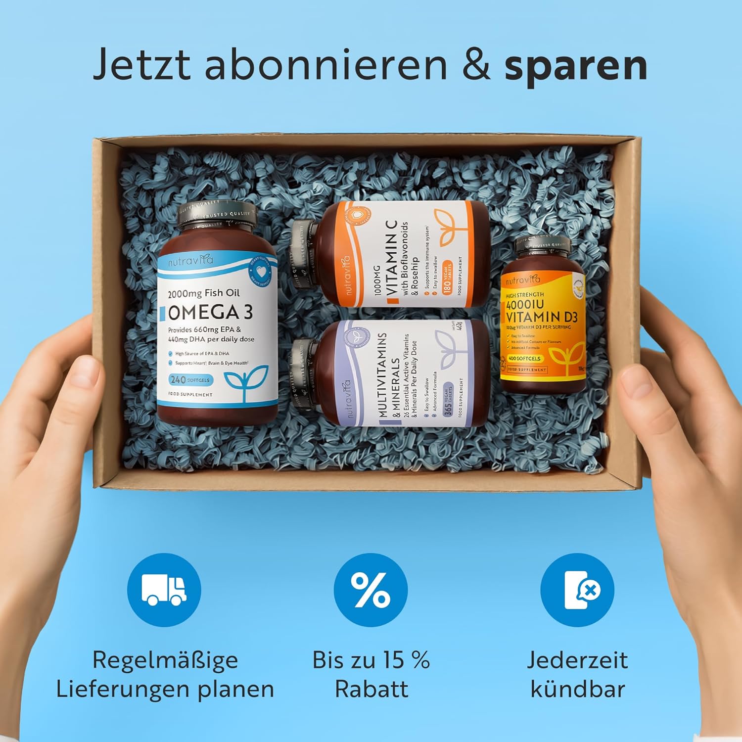 Glucosamin und Chondroitin - 90 Kapseln -