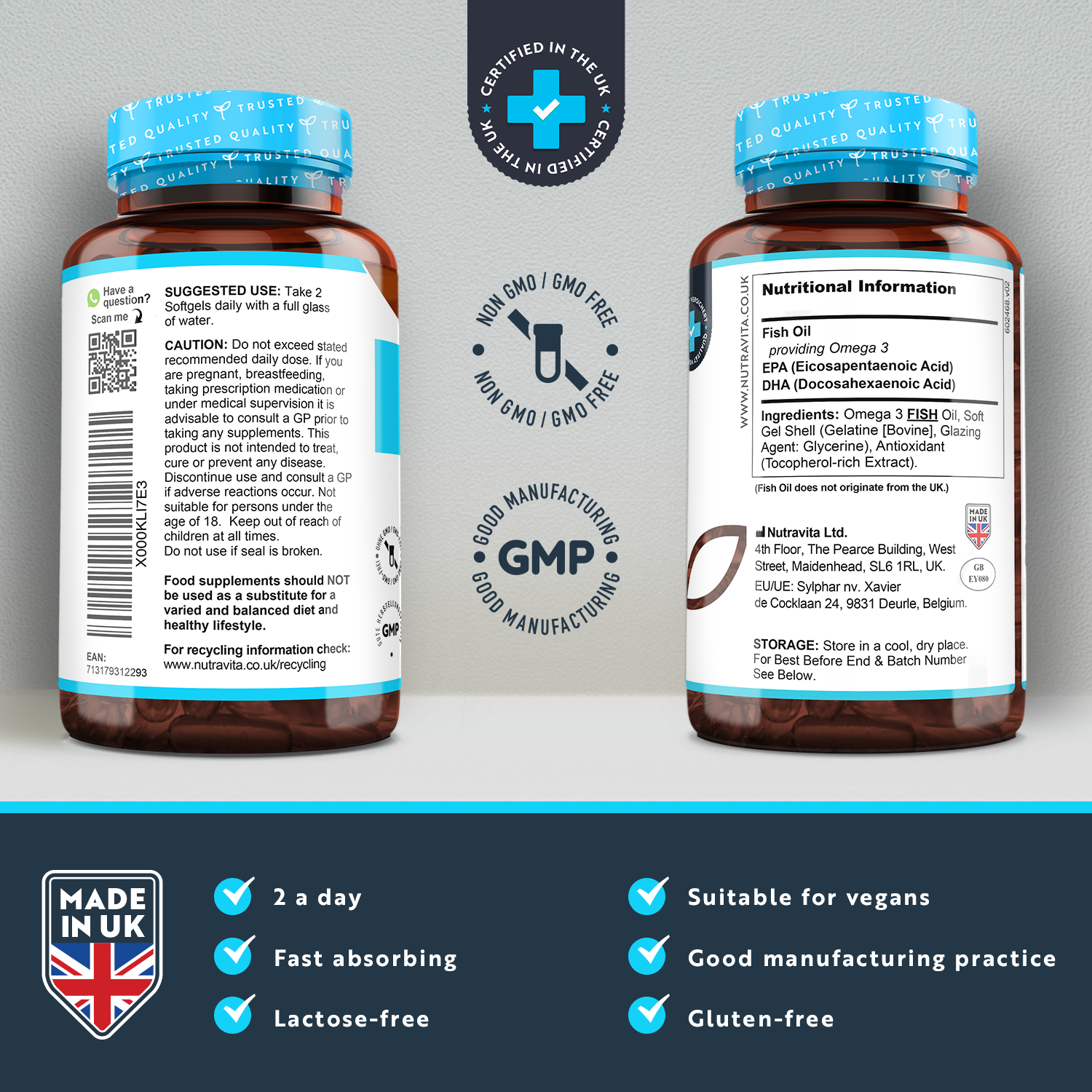 Omega 3 2000mg 240 Weichkapseln