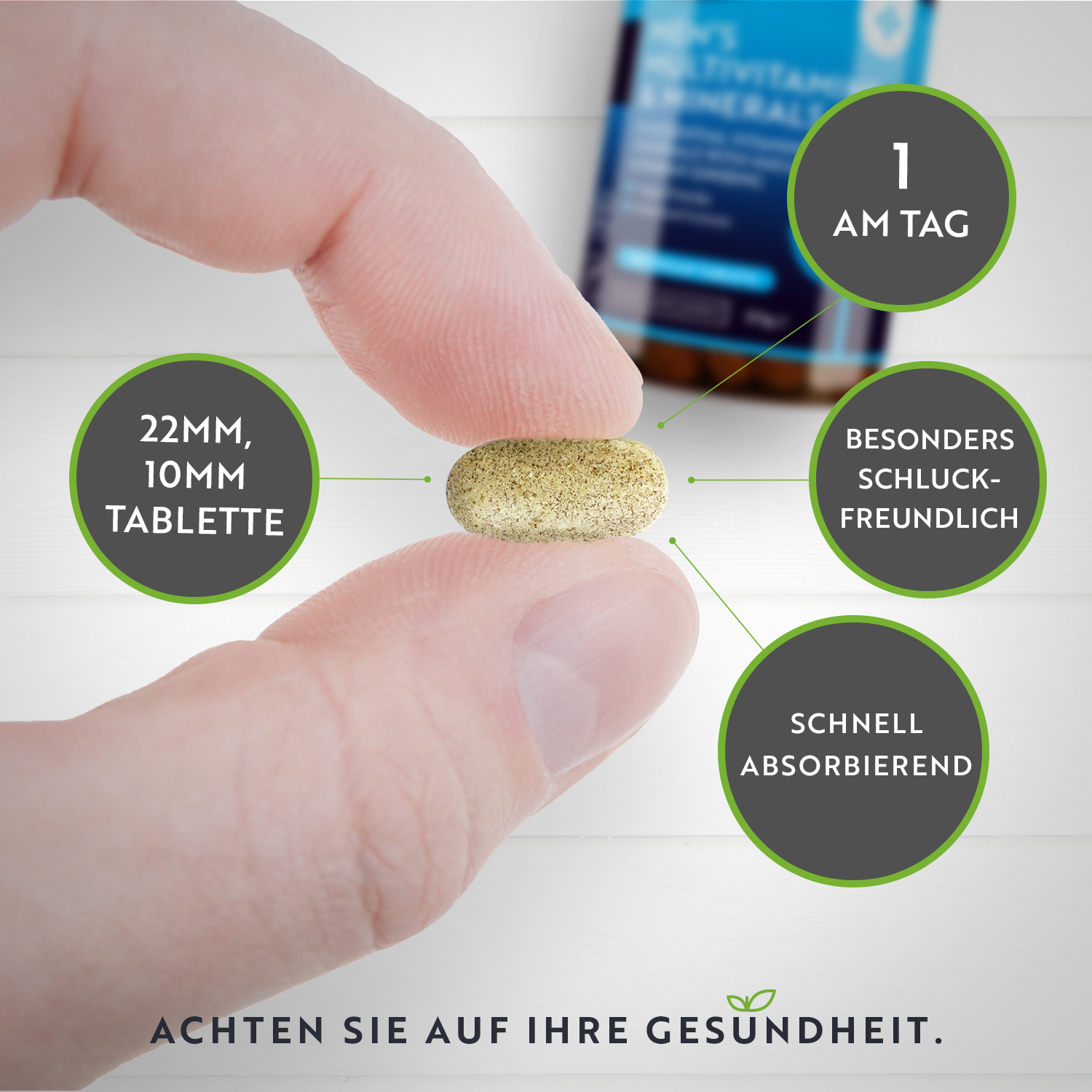 Multivitamine & Mineralien für Männer 180 Tabletten