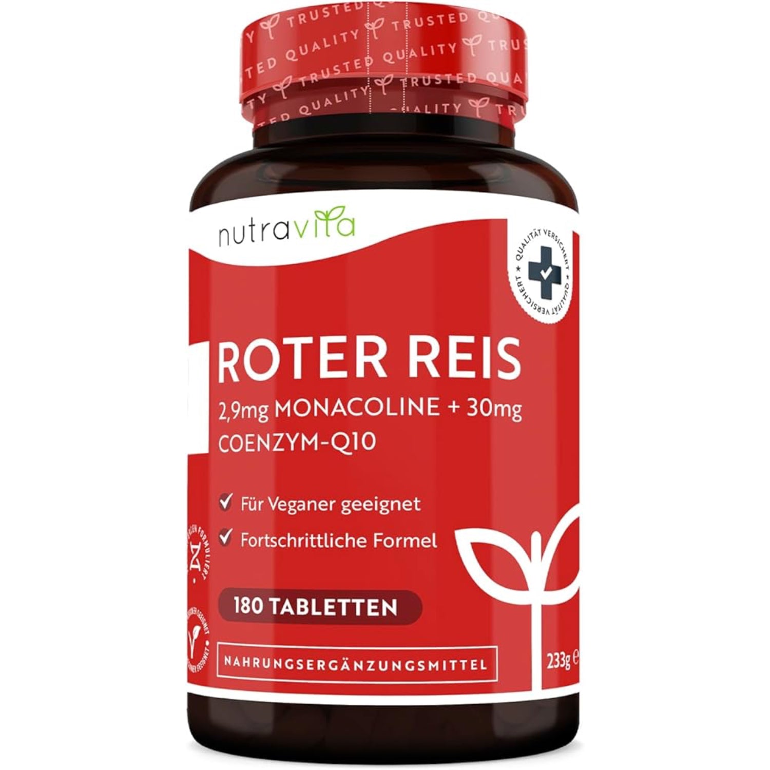 Fermentierter roter Reis 617mg 180 Tabletten
