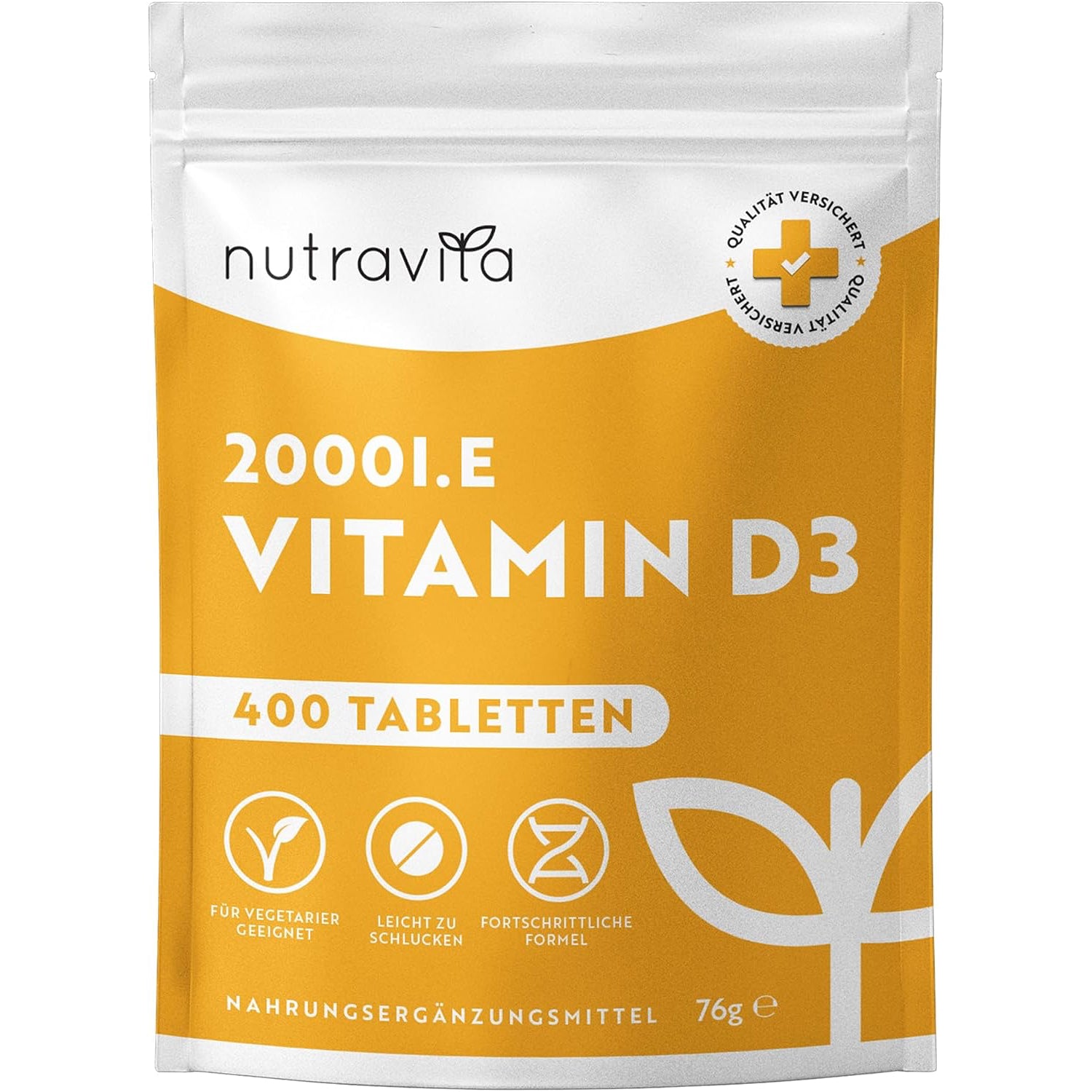Vitamin D3 2000 IU Essentials 400 Tabletten