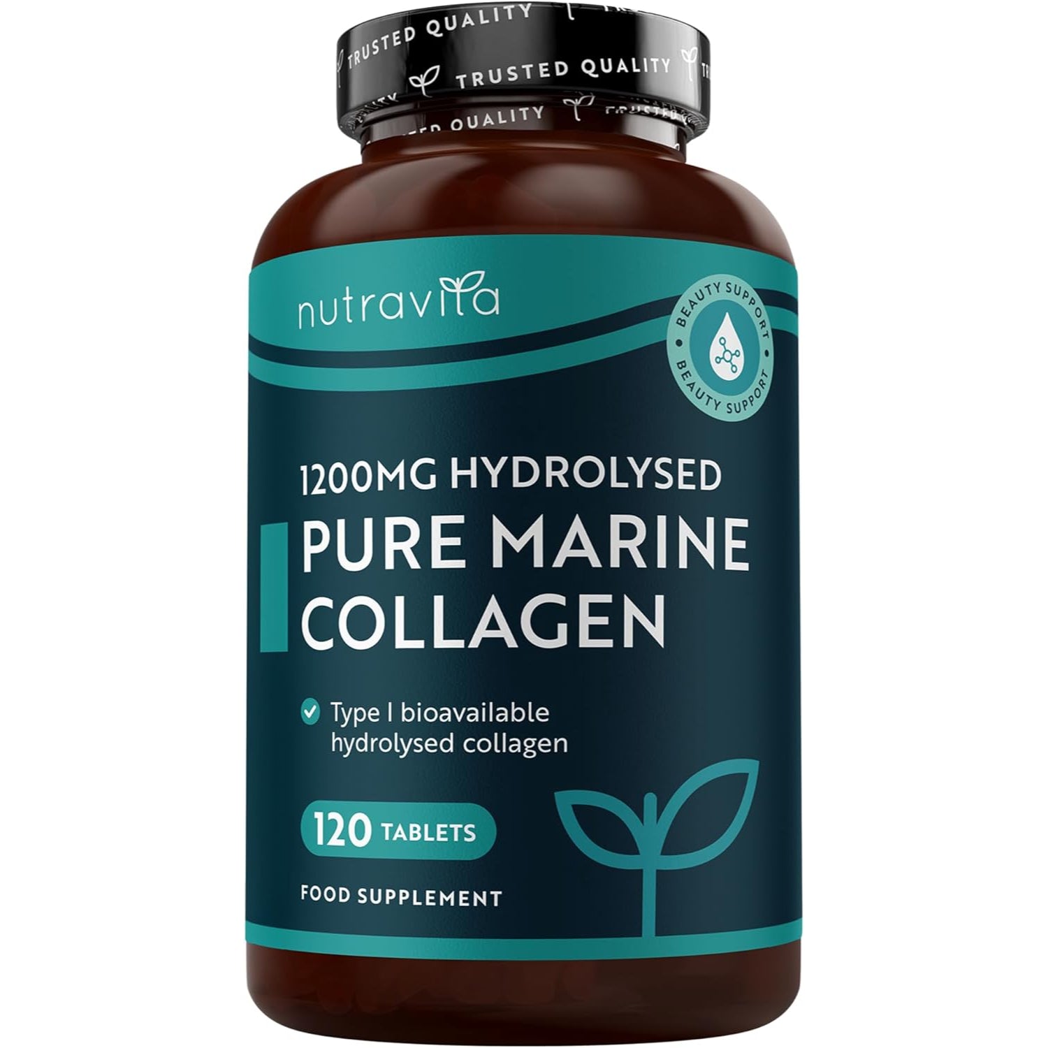 100% Reines Kollagen 1200 mg - 120 Tabletten