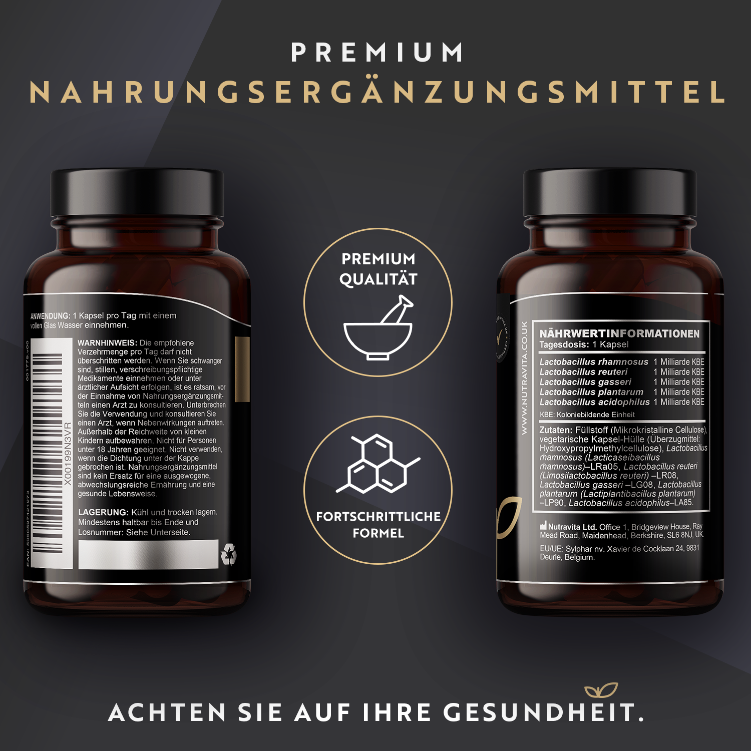 Premium Bio-Kulturen-Komplex für Frauen 120 Kapseln