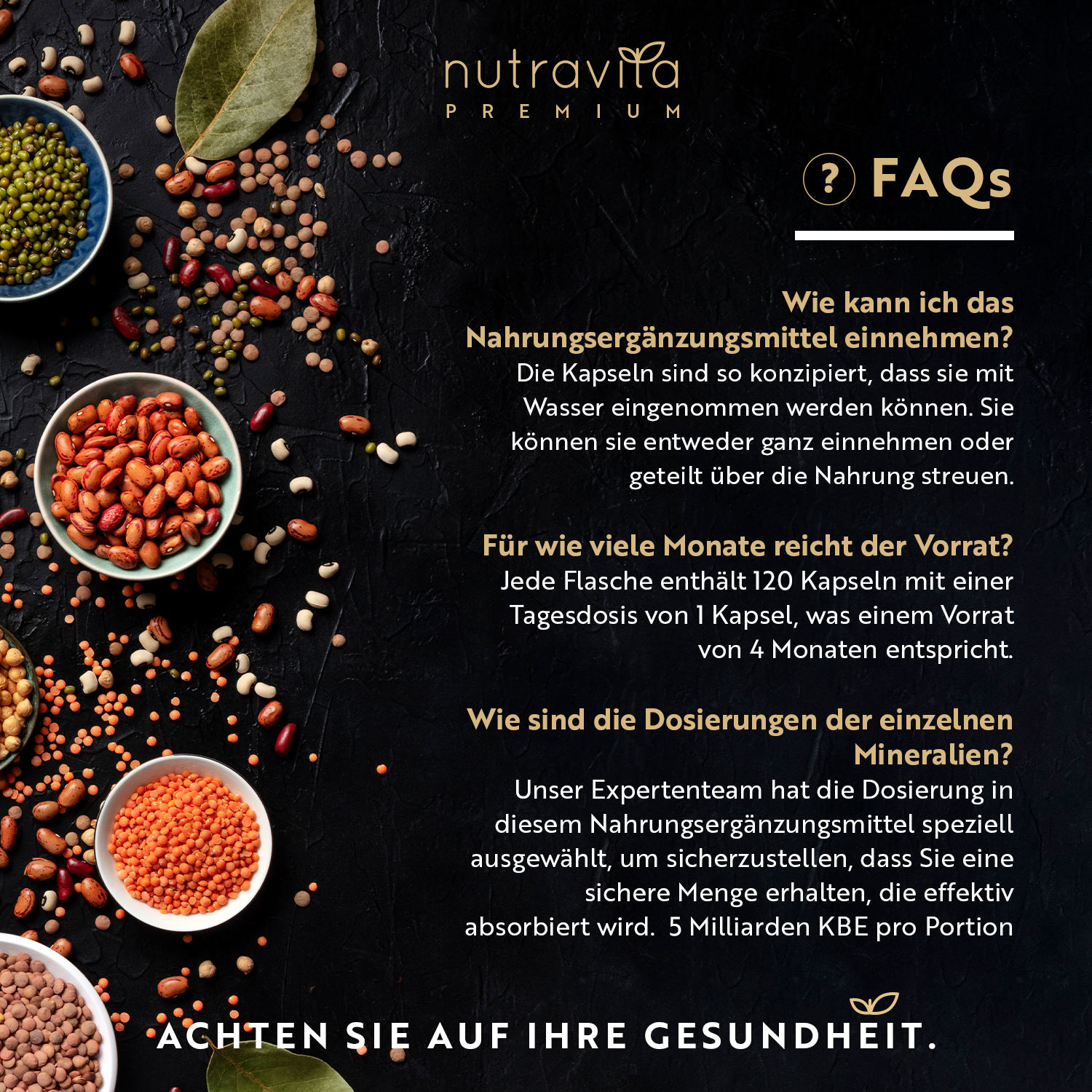 Premium Bio-Kulturen-Komplex für Frauen 120 Kapseln