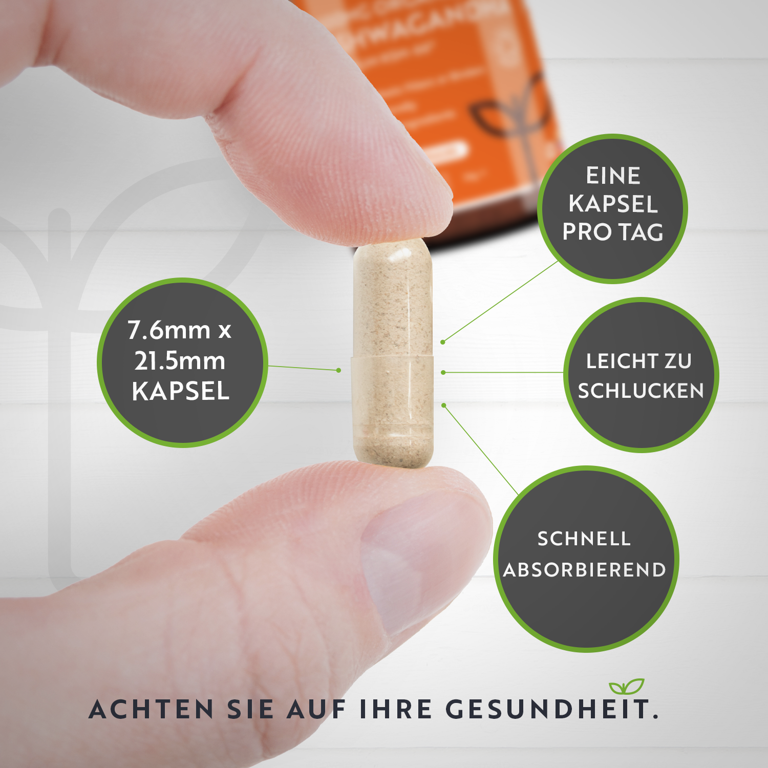Bio-Ashwagandha KSM-66® 500mg Kapseln