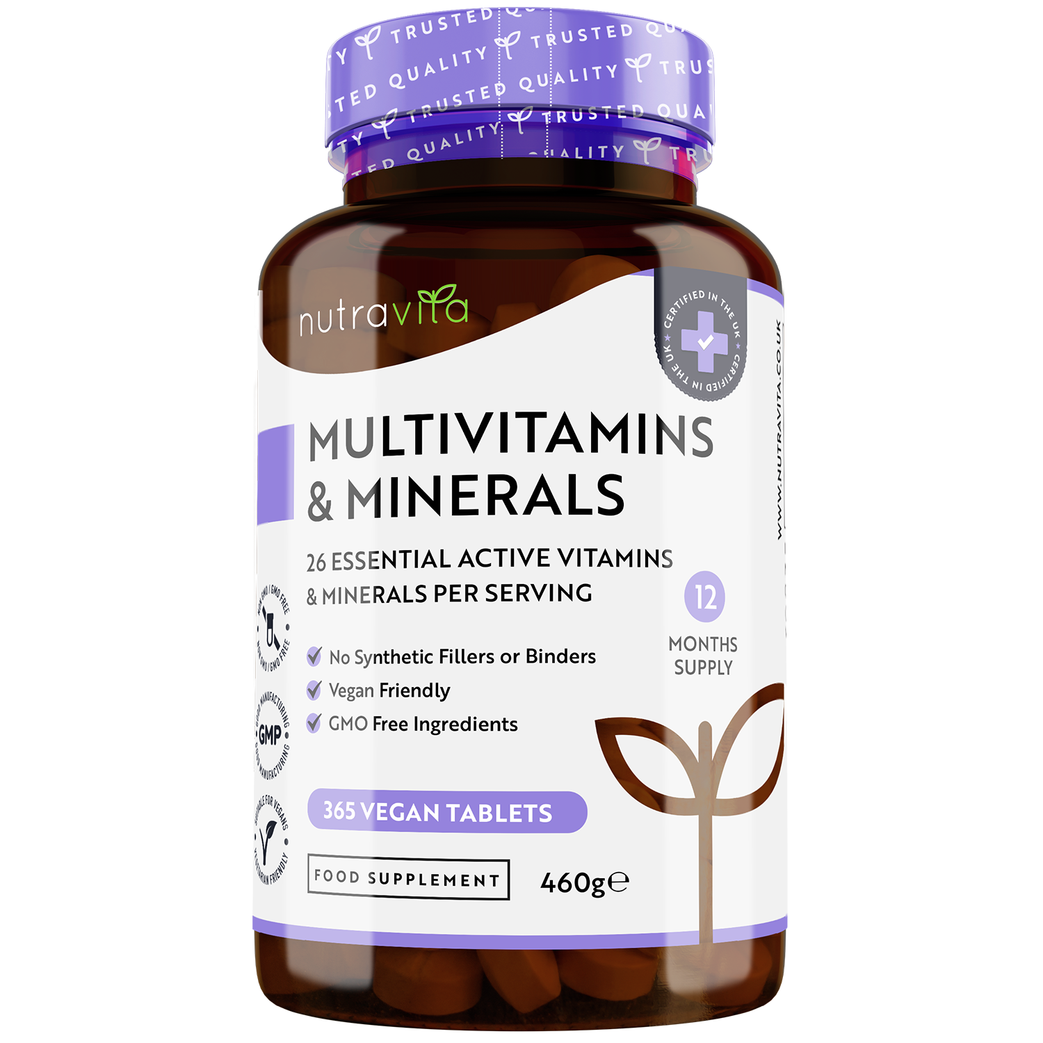 Multivitamine - 26 wichtige Inhaltsstoffe 365 Tabletten