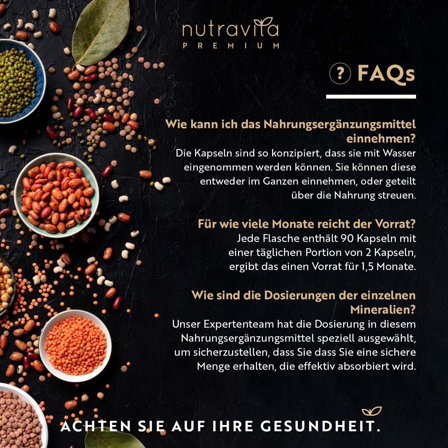 Premium Curcumin 95% Curcuminoide mit Bioperine® 120 Kapseln